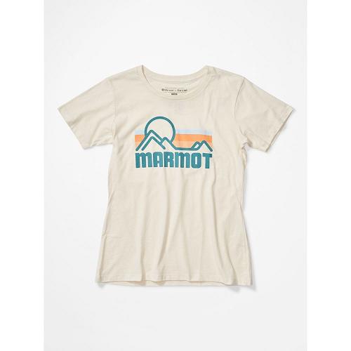 Marmot Coastal T-Shirts For Womens White BGT450178